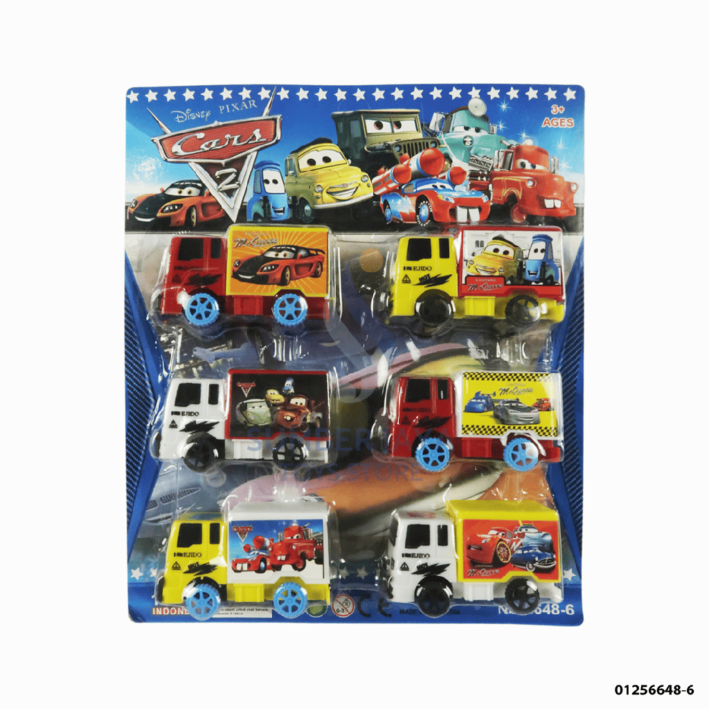 TRUCK CARS 6PCS 6648-6