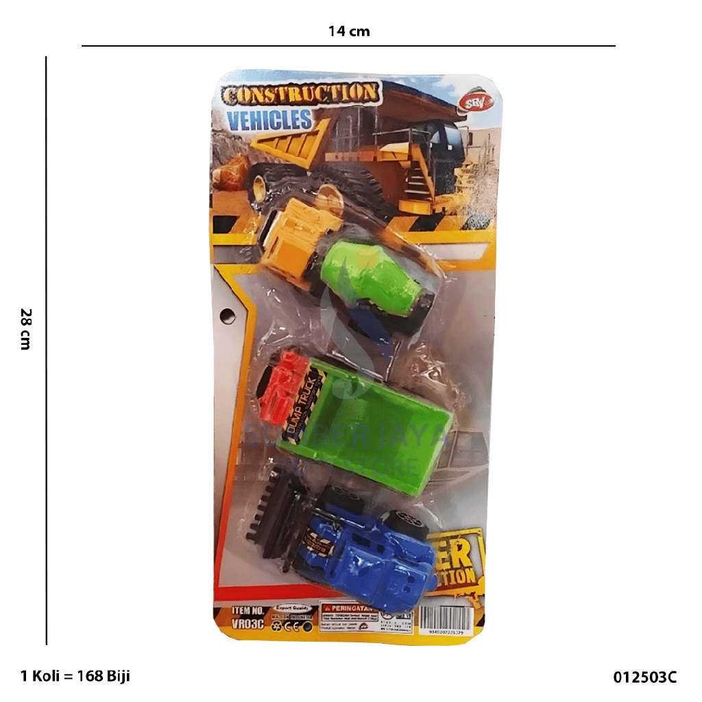 CONTRUCTION MACHINES TRUCK 3PCS 03C