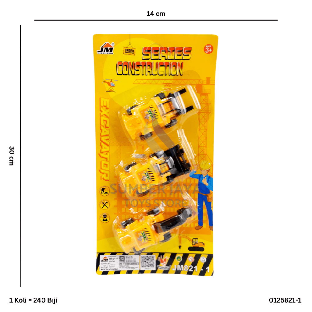 TRUCK CONSTRUCTION 3PCS 821-1