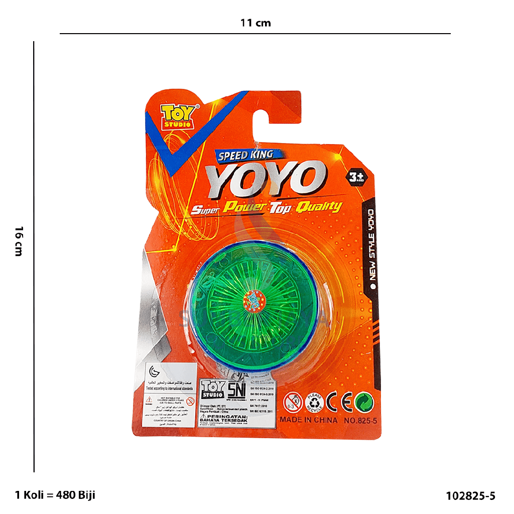 YOYO WITH LAMPU 825-5