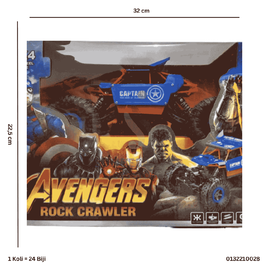 MBL R/C CRAWLER CAPTAIN AMERIKA 210028