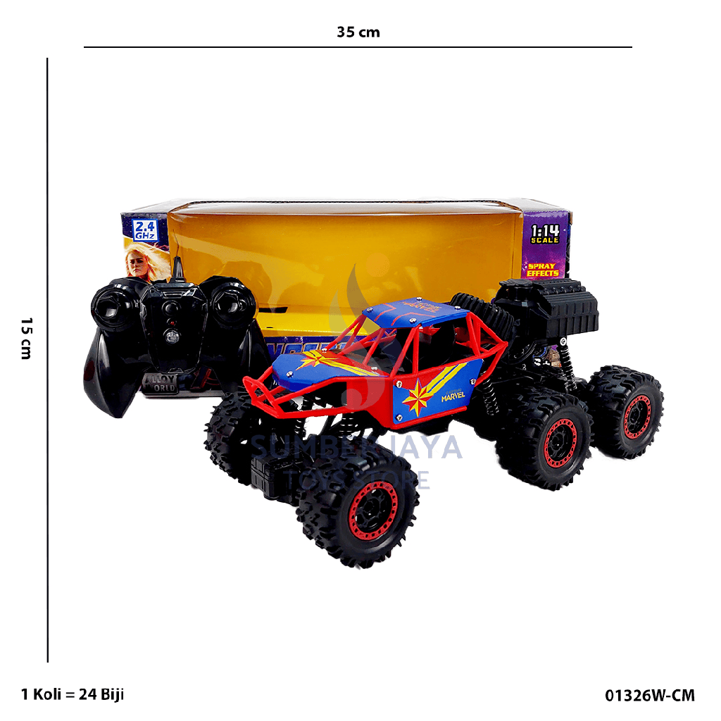 MBL R/C HERO CAR ROCK 6W-CM
