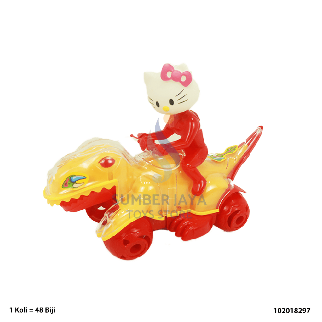 DINO RIDER H.KITTY 018297