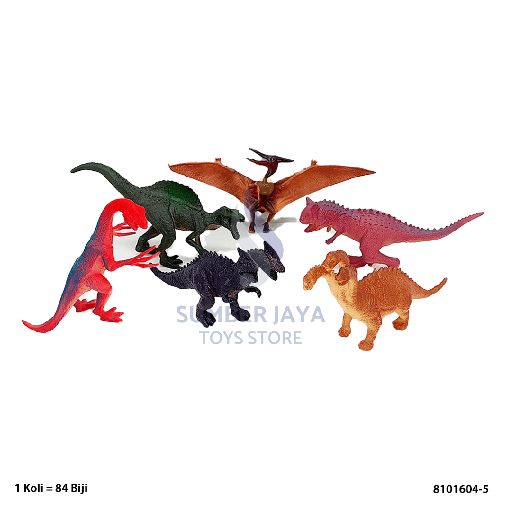 DINO WORLD 6 PC 604-5