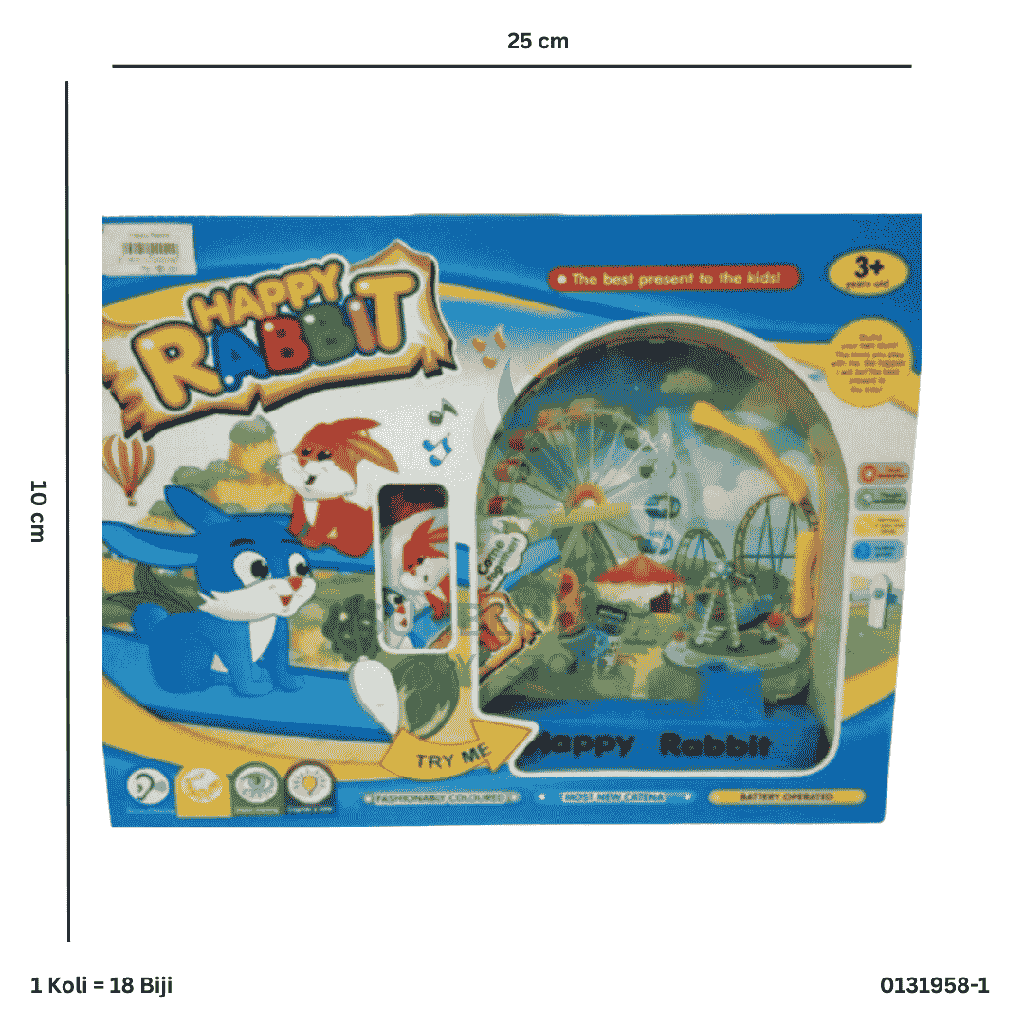 ORBIT HAPPY RABBIT 958-1