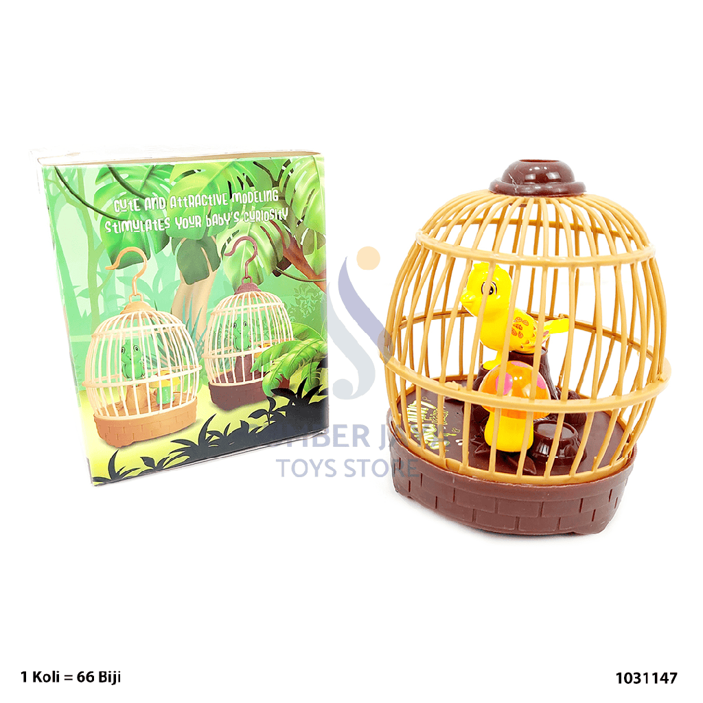 BIRD CAGE WOOD B/O 1147