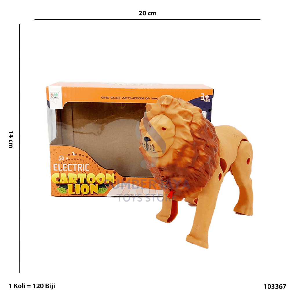 ELECTRIC CARTOON LION 367