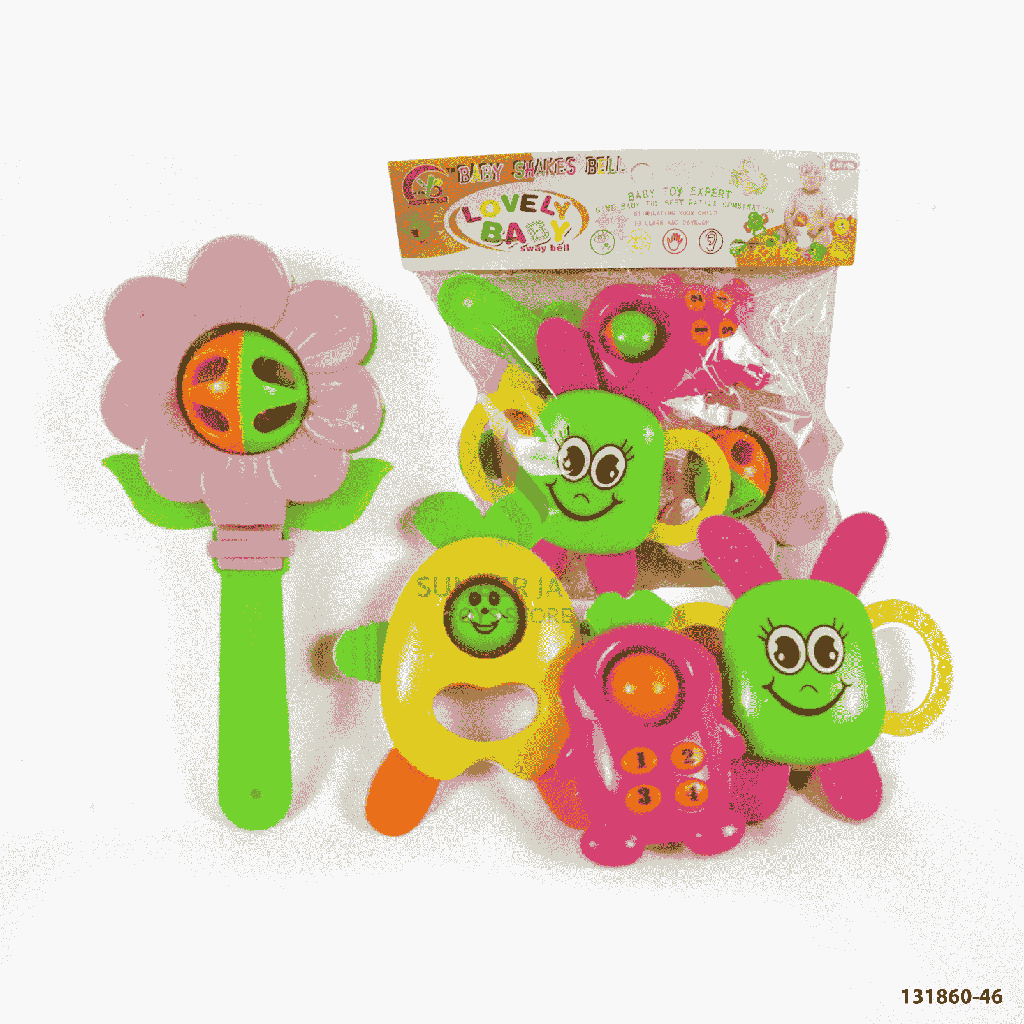 BABY RATTLE 4PCS 860-46