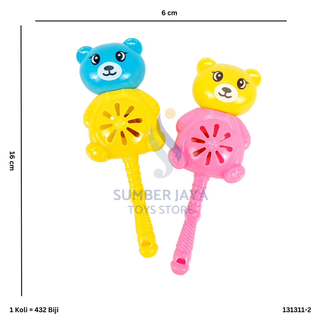 BEAR RATTLE 2PC 311-2