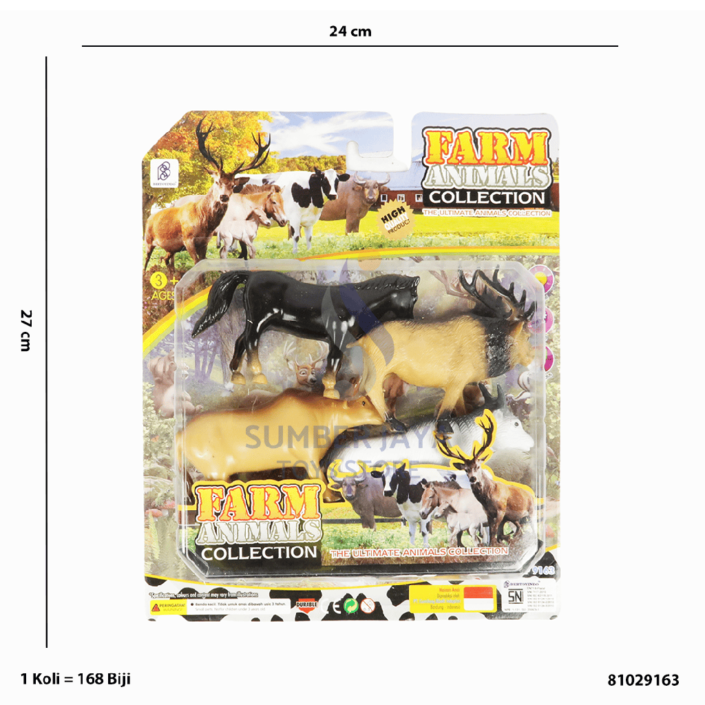 FARM ANIMAL 4PCS 9163