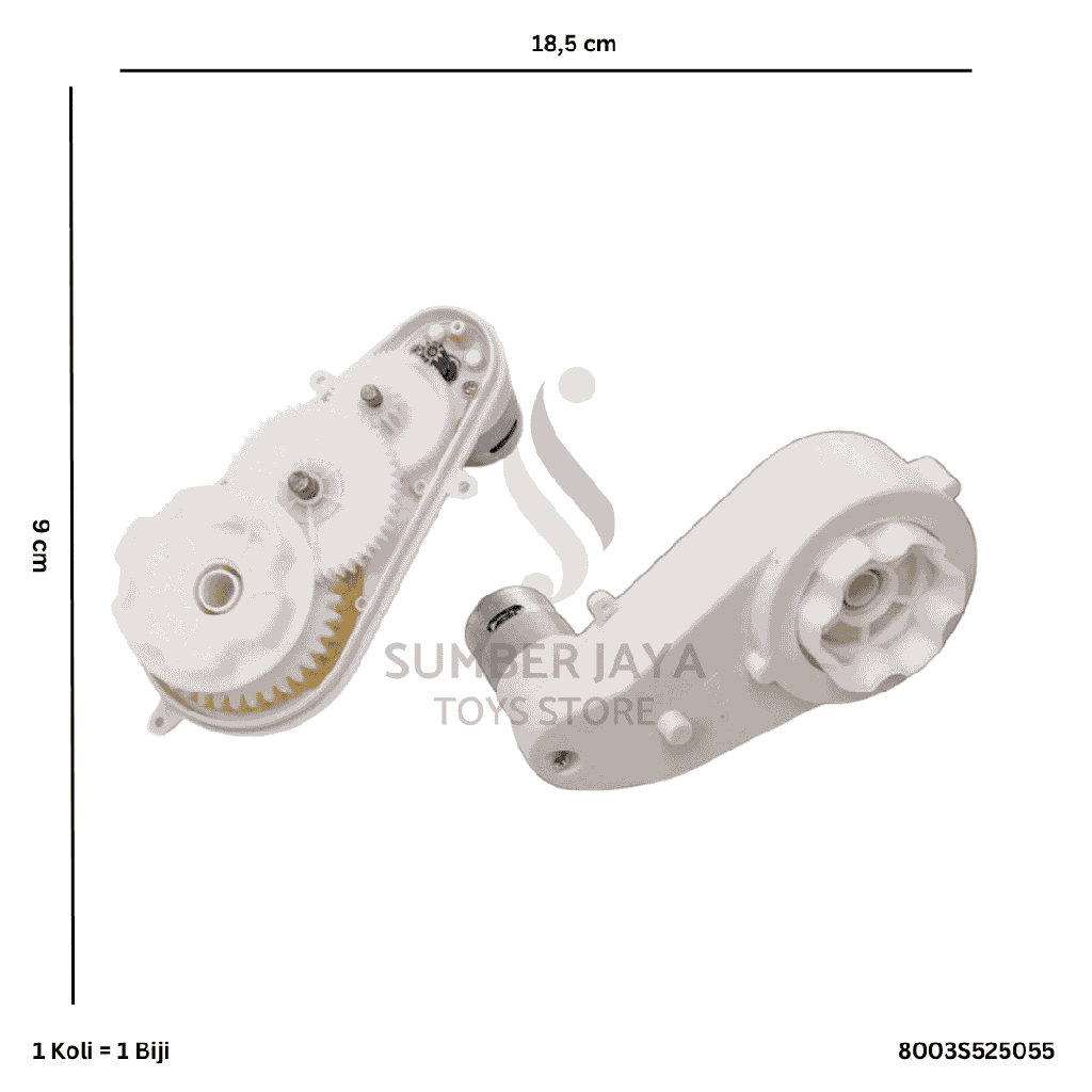 GEARBOX LEFT BLKNG FORZA 12V 5055