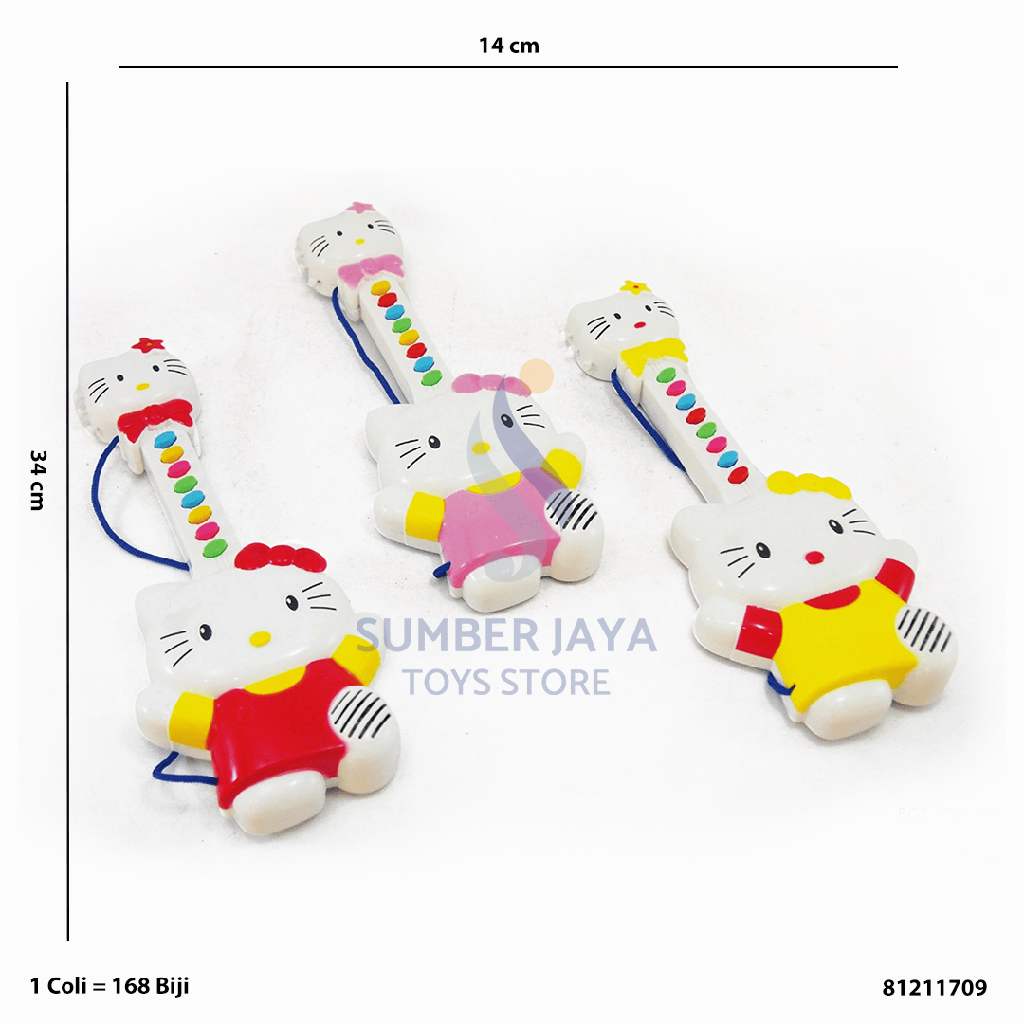 GITAR H.KITTY B/O 1709