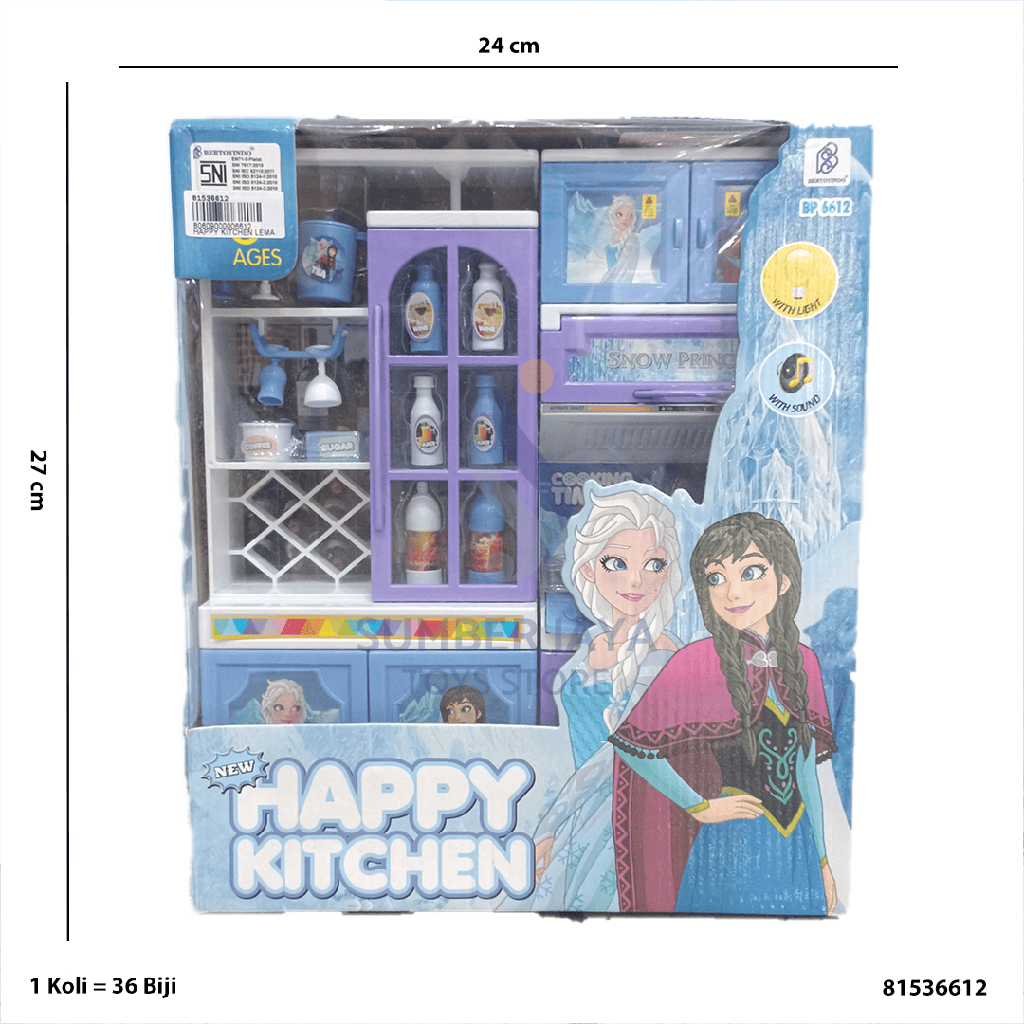HAPPY KITCHEN LEMARI BO+PRINCESS 6612