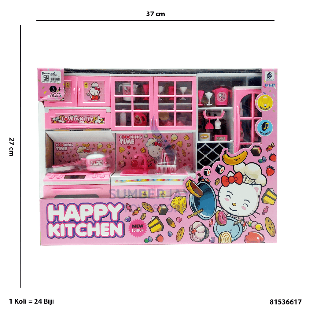 HAPPY KITCHEN LEMARI LOVELY KITTY 6617