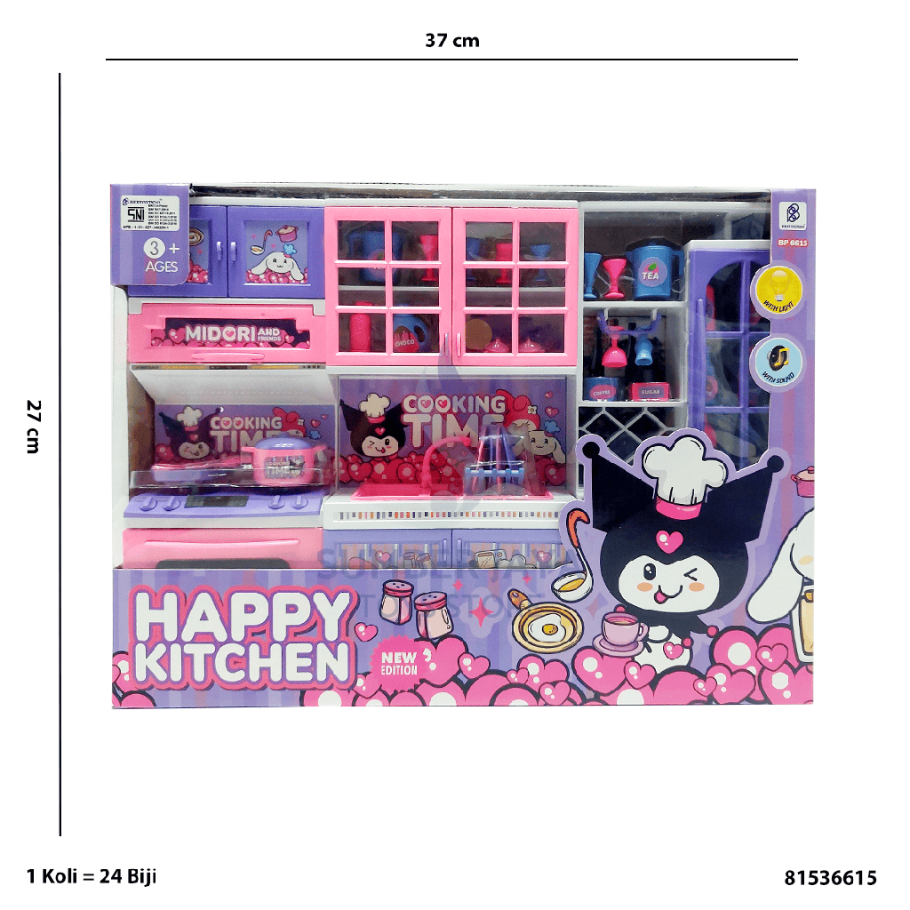 HAPPY KITCHEN LEMARI MIDORI & FRIENDS 6615