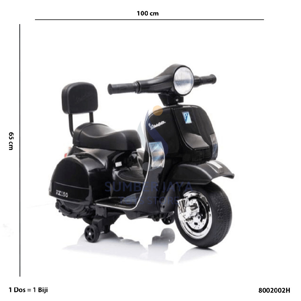VESPA YKT PX 150 HITAM