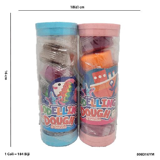 [808316YM] MODELLING DOUGH WINDOH 6PCS YM 16