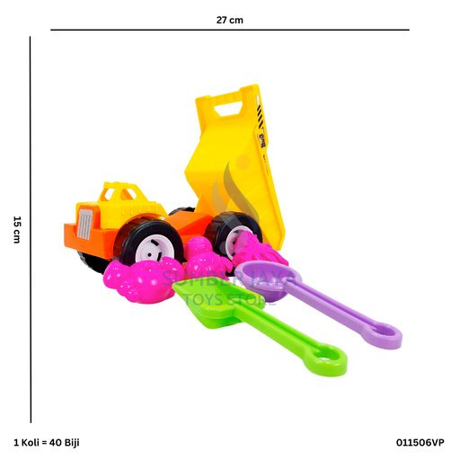 [011506VP] TRUCK DUMP BUILDING TG+SAND