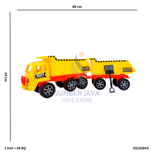 [011526KX] DUMP TRUCK MIRING PDK GANDENG KX 26