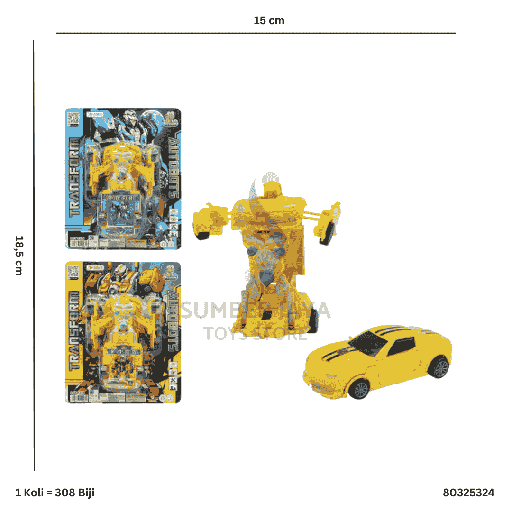 [80325324] TRANSFORM ROBOT CAR 5324