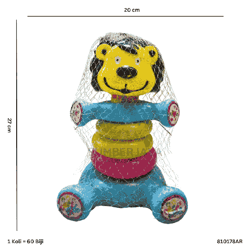 [810178AR] DONAT SUSUN SINGA JUMBO AR 78