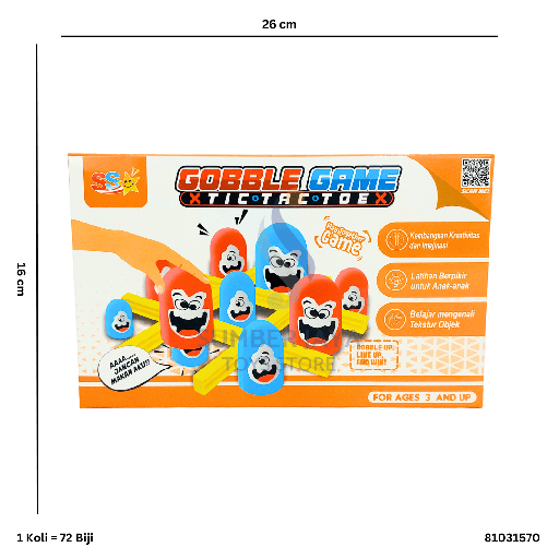 [81031570] GOBBLE GAME TIC TAC TOE SS 1570