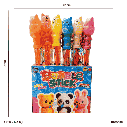 [8103689] BUBBLE STICK OWL 689
