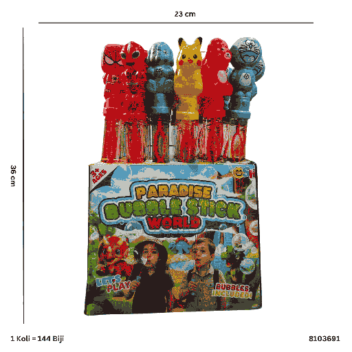 [8103691] BUBBLE STICK CHARACTER 691