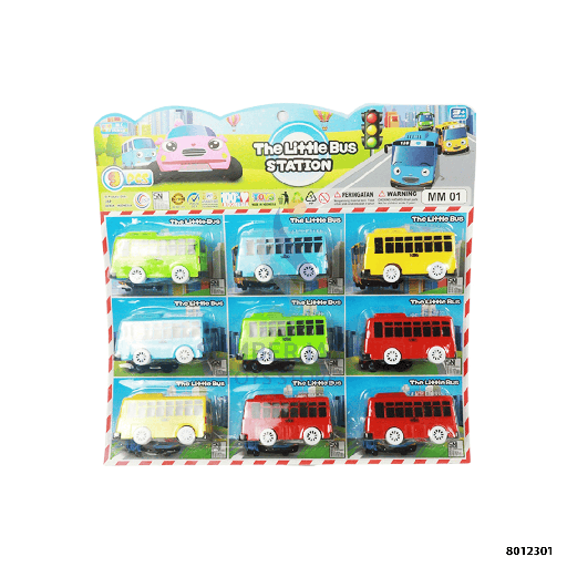 [8012301] LITTLE BUS STATION SET (9PCS) 01