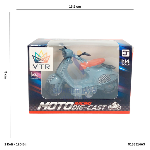 [0133314A3] MOTO DIECAST VESPA 314A3