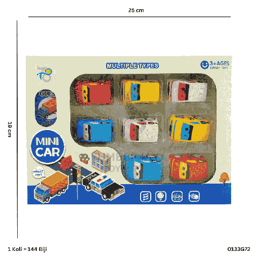 [0133G72] MINI CAR CARD GAME G72