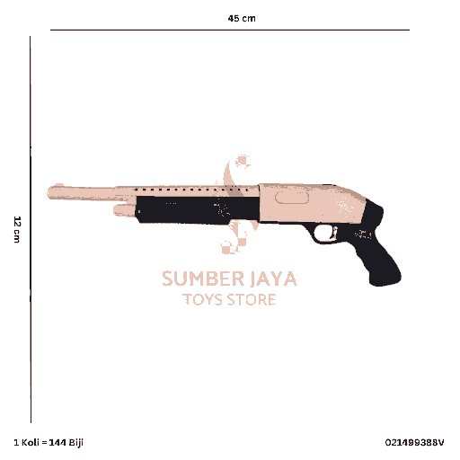 [021499388V] RAMBO TOYS GUN BULLET 99388V