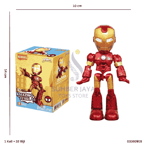 [03302915] BLOKEES SPIDEY AL01 IRONMAN TONY STARK 02915
