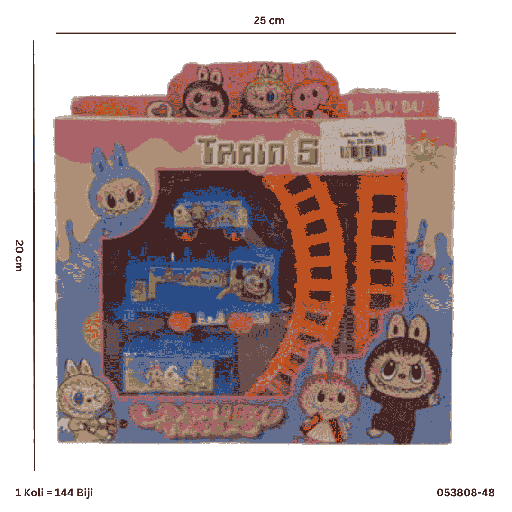 [053808-48] LABUBU TRAIN TRACK 808-48