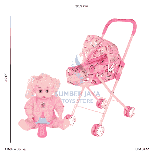 [061877-1] STROLLER BAYI CEWE DOT 877-1