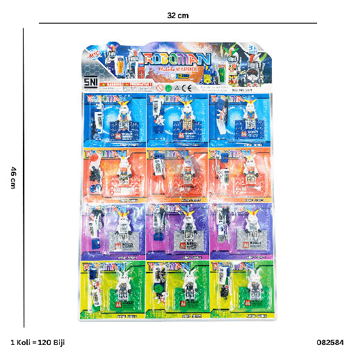 [082584] ROBOMAN MOBILE WARRIOR MC 584