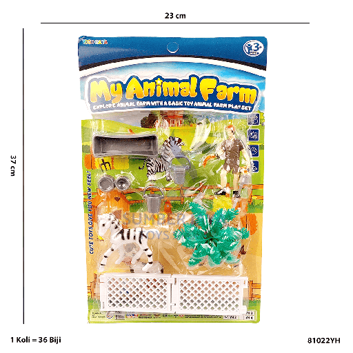 [81022YH] MY ANIMAL FARM ZEBRA SET YH 2