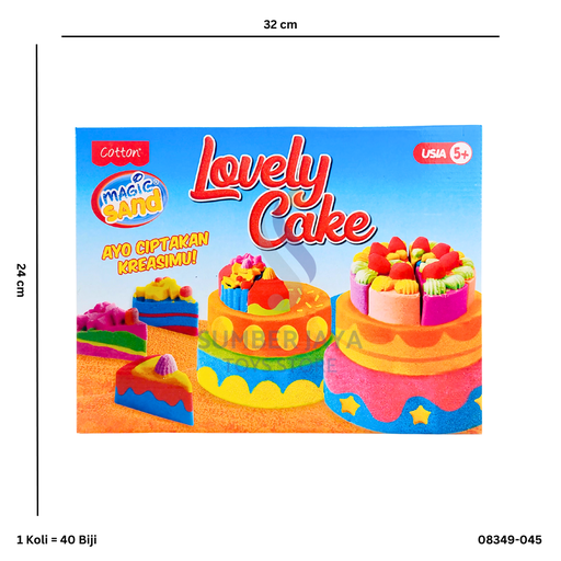 [08349-045] MAGIC SAND LOVELY CAKE NEW 49-045