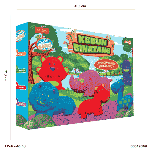 [08349069] MAGIC SAND KEBUN BINATANG 49069