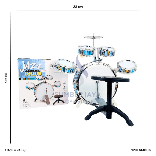 [123TAM006] DRUM MUSICAL TOYS TAM-006