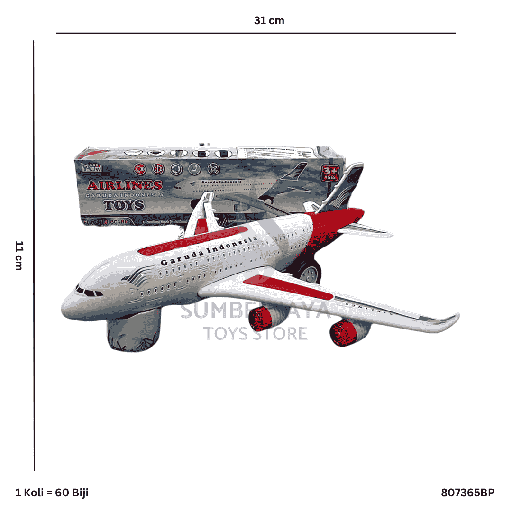 [807365BP] AIRPLANE MEDIUM BO BP 65