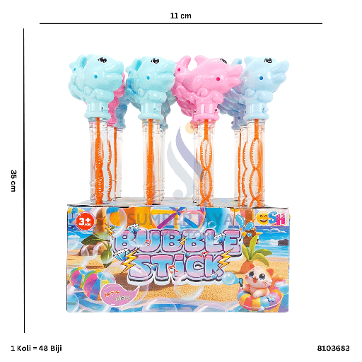 [8103683] BUBBLE STICK DOLPHIN BERSUARA SH 683