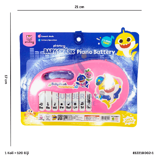 [812219002-1] BABY SHARK PIANO 19002-1