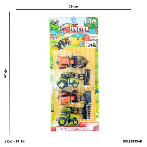 [80125933AR] TRAKTOR TRUCK 4PCS AR 933