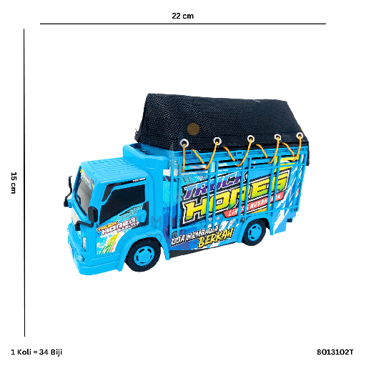 [8013102T] MINI TRUCK OLENG CANTER TERPAL B/O JSP T-02