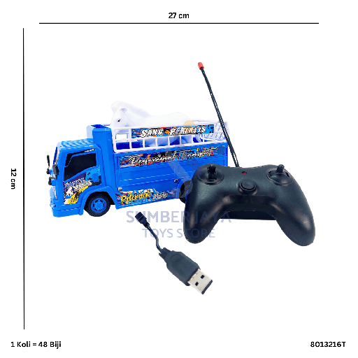 [8013216T] R/C MINI TRUCK OLENG ISI HEWAN JSP T-16