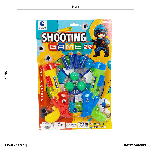 [802240688B3] SHOOTING GAME 2IN1 0688B3