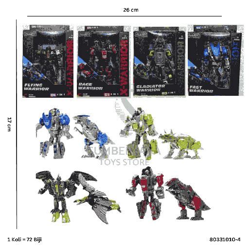 [80331010-4] X-WARRIOR ROBOT 1010-4