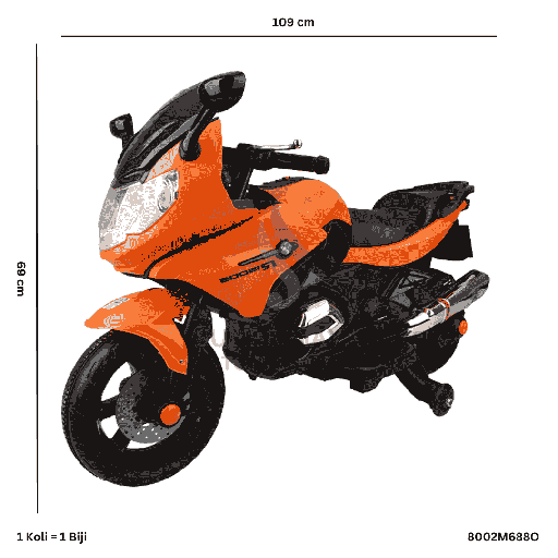 [8002M688O] MTR AKI TYPE R M688O ORANGE