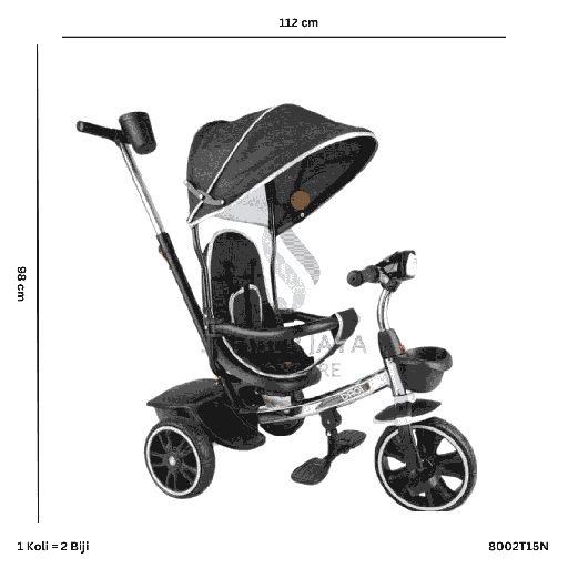 [8002T15N] TRICYCLE IORA T15 NIKEL